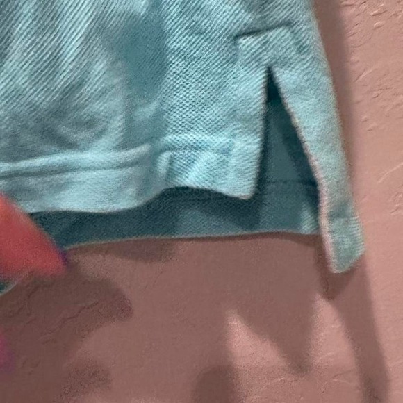 Vintage Pivot Rules Turquoise Women's Golf Polo Sz Medium - Picture 7 of 8